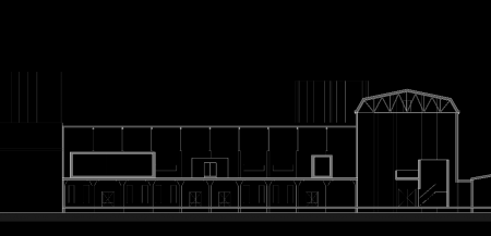 Doorsnede - toevoegingen losgehouden van de bestaande constructie